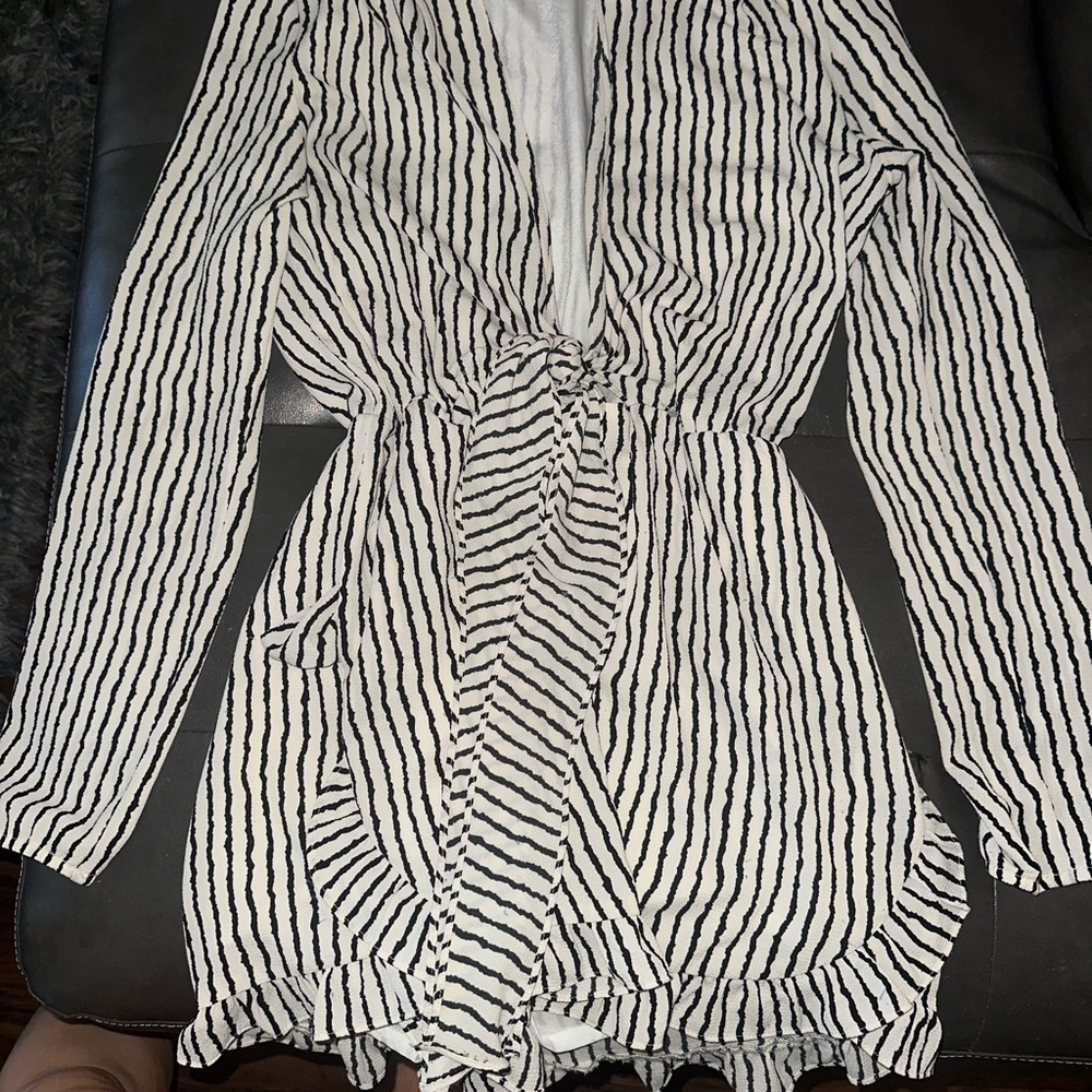 Lucy Paris Elegant striped romper